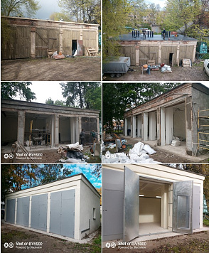 Завершён капитальный ремонт гаража в Великом Новгороде